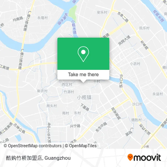 酷购竹桥加盟店 map