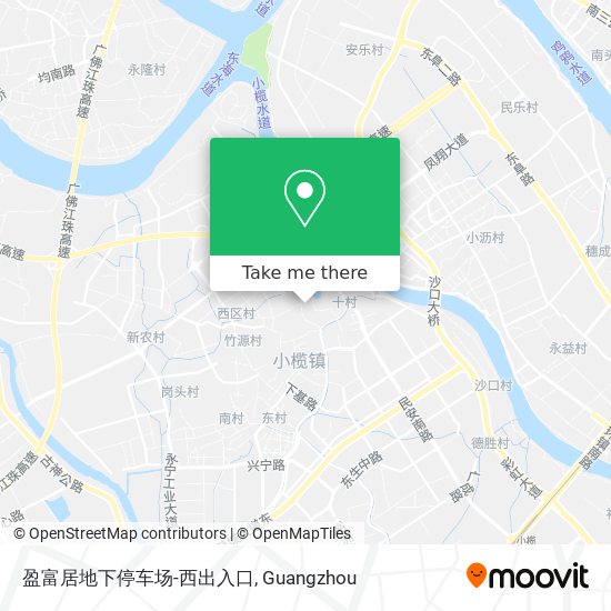 盈富居地下停车场-西出入口 map