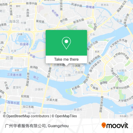 广州华睿服饰有限公司 map