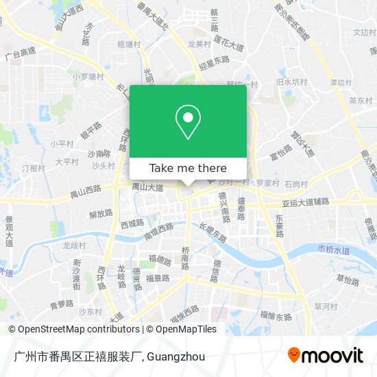 广州市番禺区正禧服装厂 map