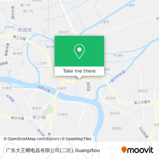 广东大王椰电器有限公司(二区) map