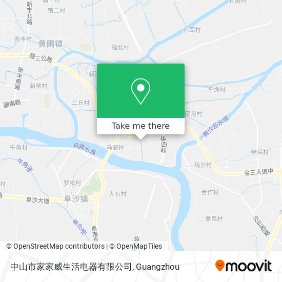 中山市家家威生活电器有限公司 map