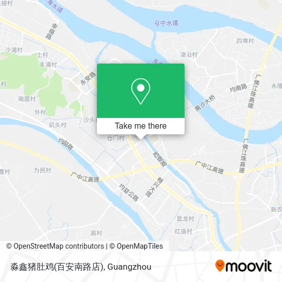 淼鑫猪肚鸡(百安南路店) map