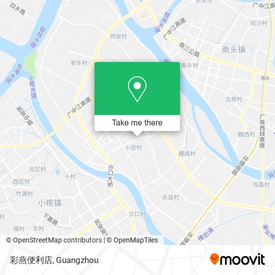 彩燕便利店 map