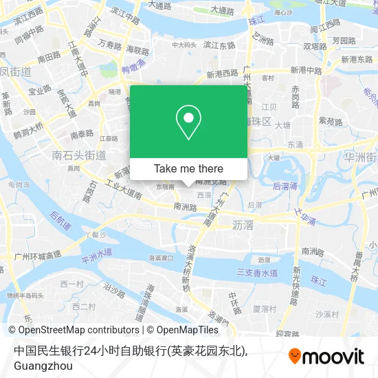 中国民生银行24小时自助银行(英豪花园东北) map