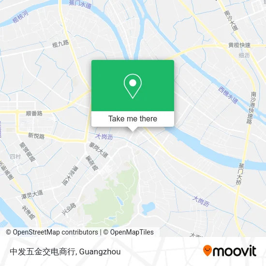 中发五金交电商行 map