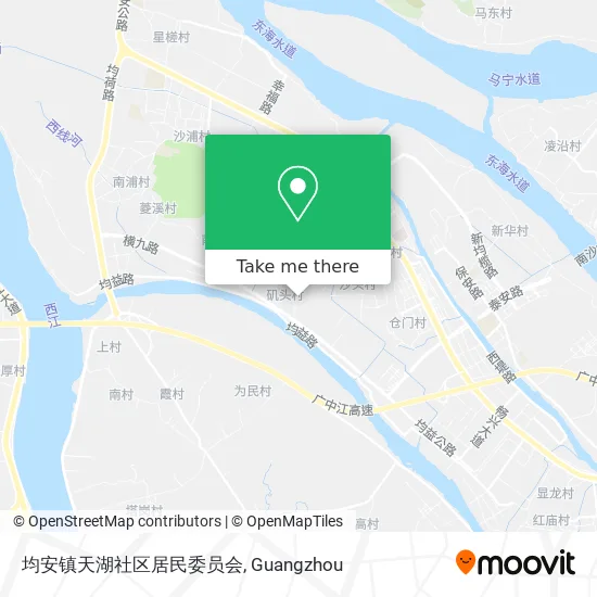 均安镇天湖社区居民委员会 map