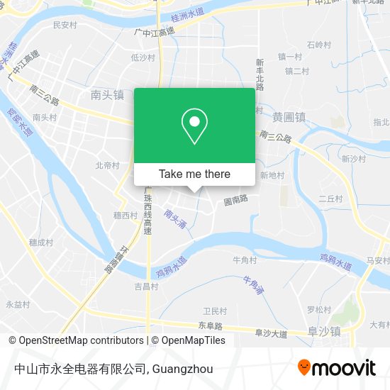 中山市永全电器有限公司 map