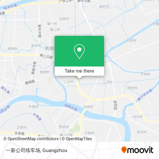 一新公司练车场 map