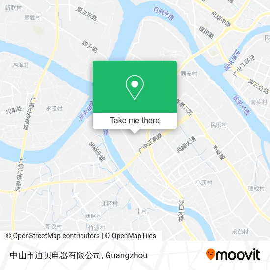 中山市迪贝电器有限公司 map