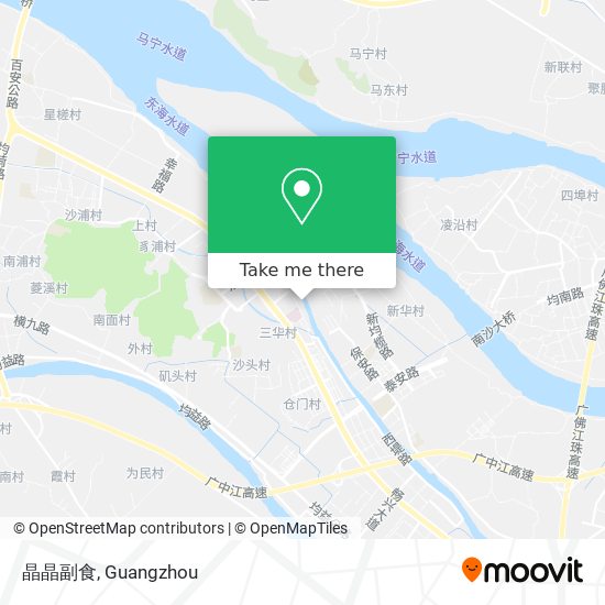 晶晶副食 map