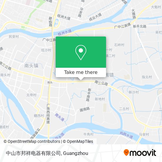 中山市邦祥电器有限公司 map