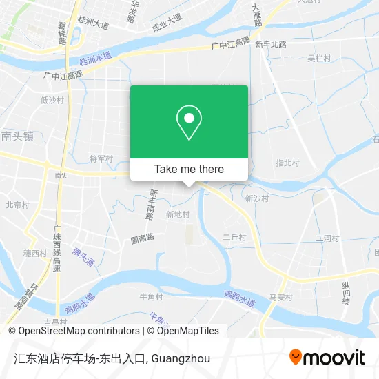汇东酒店停车场-东出入口 map