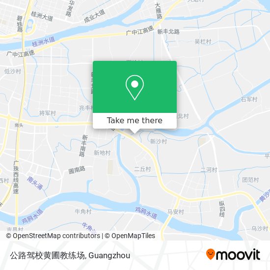 公路驾校黄圃教练场 map