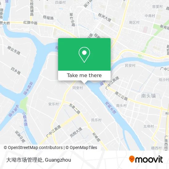 大坳市场管理处 map