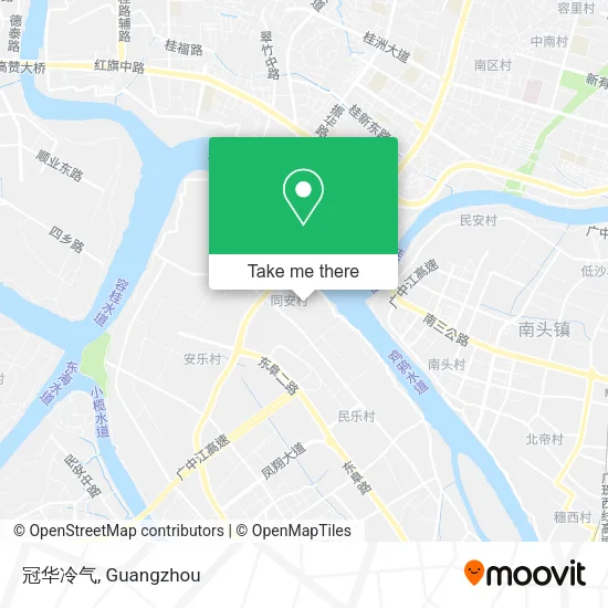 冠华冷气 map