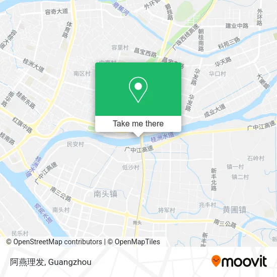 阿燕理发 map