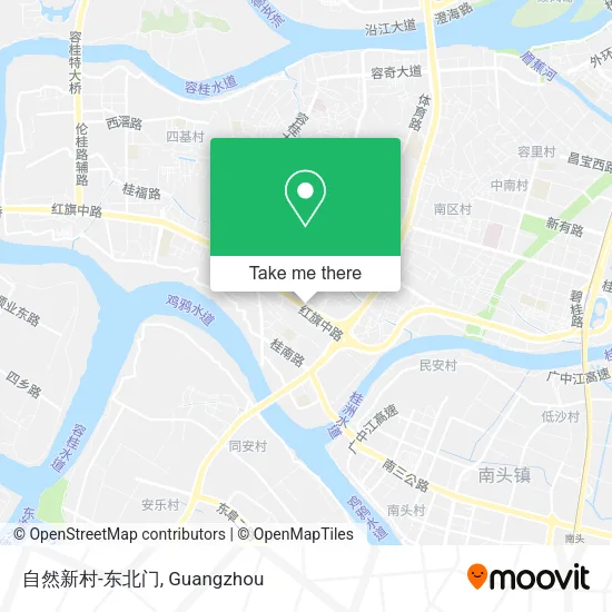 自然新村-东北门 map