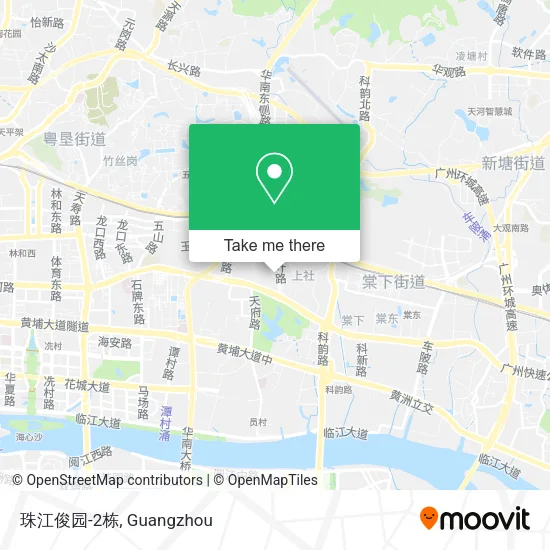 珠江俊园-2栋 map