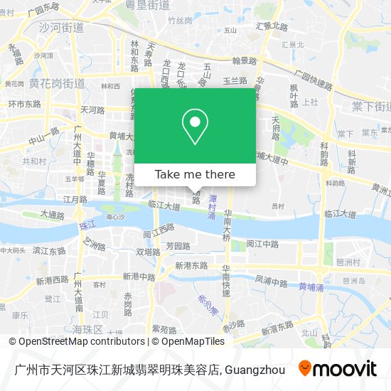 广州市天河区珠江新城翡翠明珠美容店 map