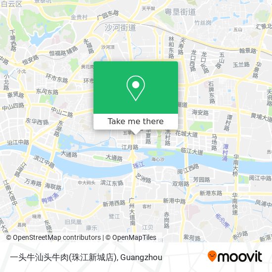 一头牛汕头牛肉(珠江新城店) map