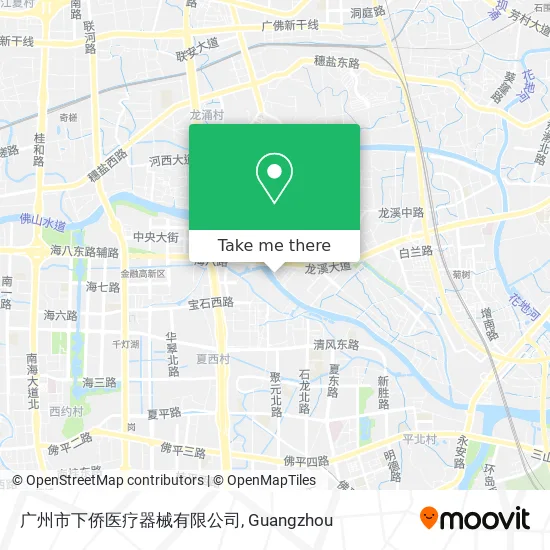 广州市下侨医疗器械有限公司 map