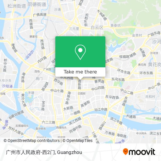 广州市人民政府-西2门 map