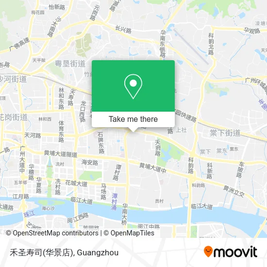 禾圣寿司(华景店) map