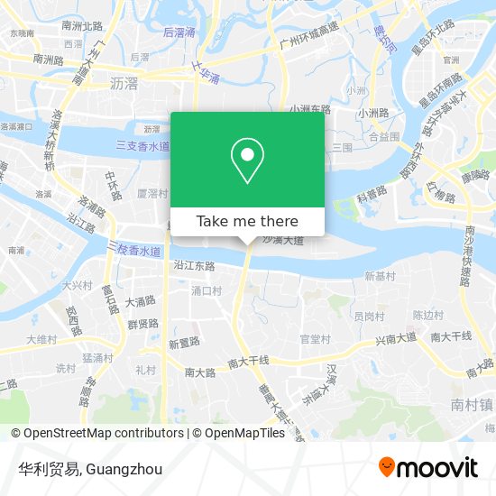 华利贸易 map