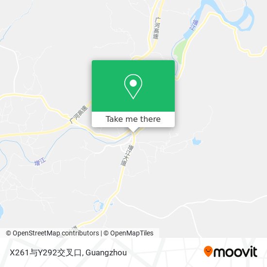 X261与Y292交叉口 map