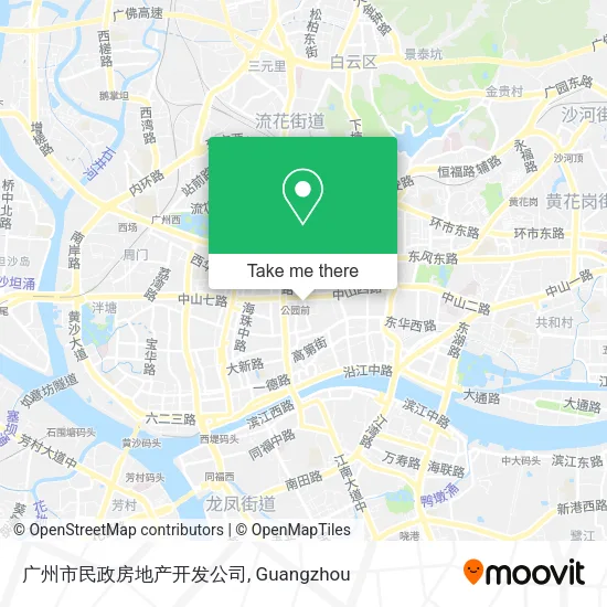 广州市民政房地产开发公司 map