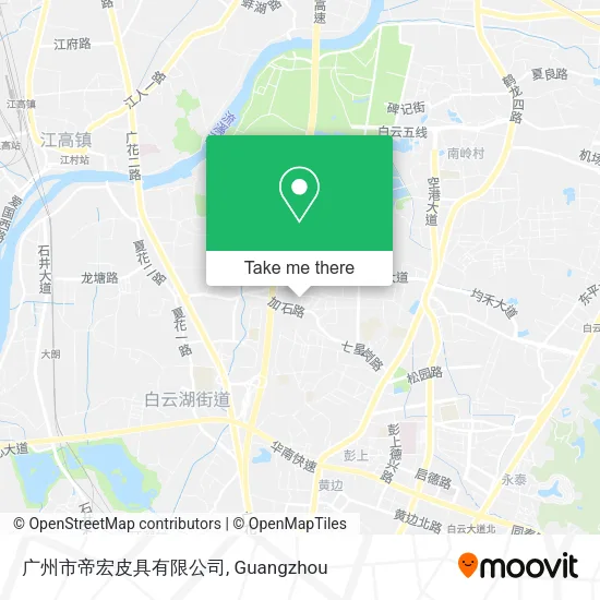 广州市帝宏皮具有限公司 map