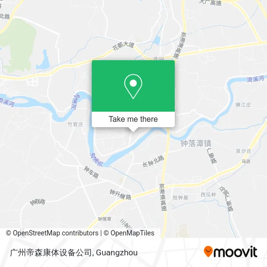 广州帝森康体设备公司 map