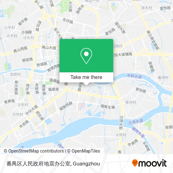 番禺区人民政府地震办公室 map