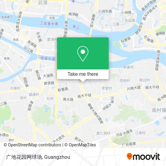 广地花园网球场 map