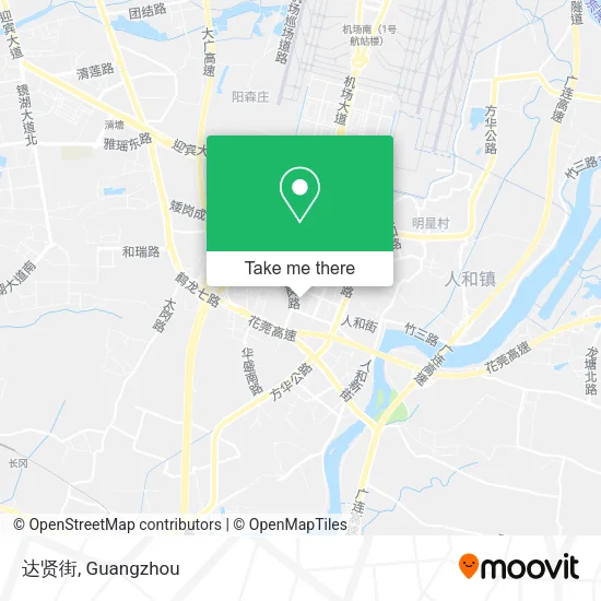 达贤街 map