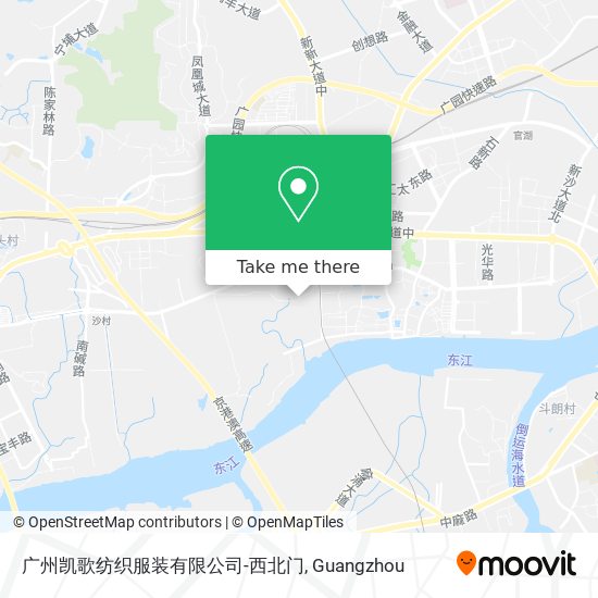 广州凯歌纺织服装有限公司-西北门 map