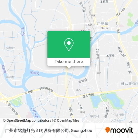 广州市铭越灯光音响设备有限公司 map