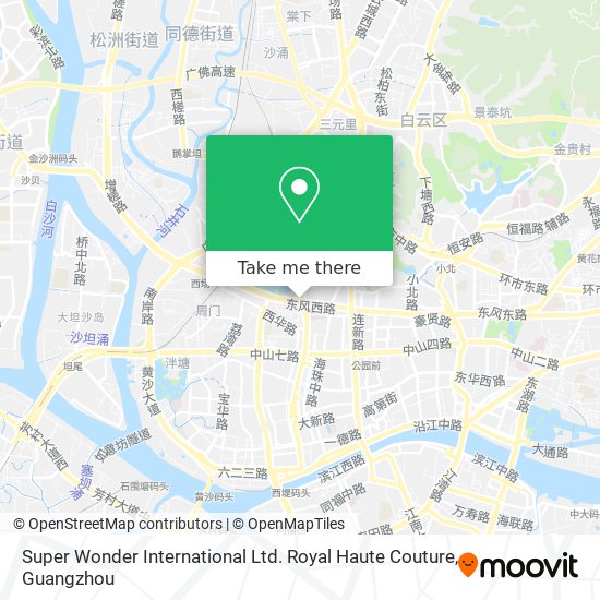 Super Wonder International Ltd. Royal Haute Couture map