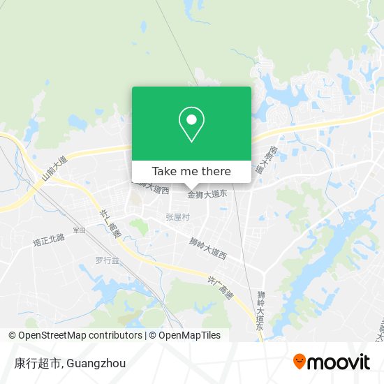 康行超市 map