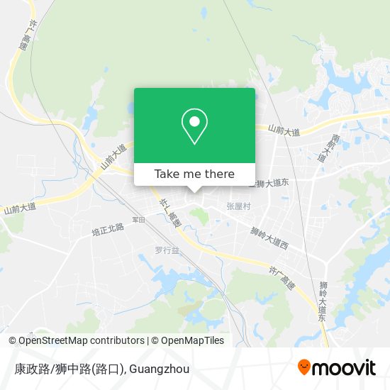 康政路/狮中路(路口) map