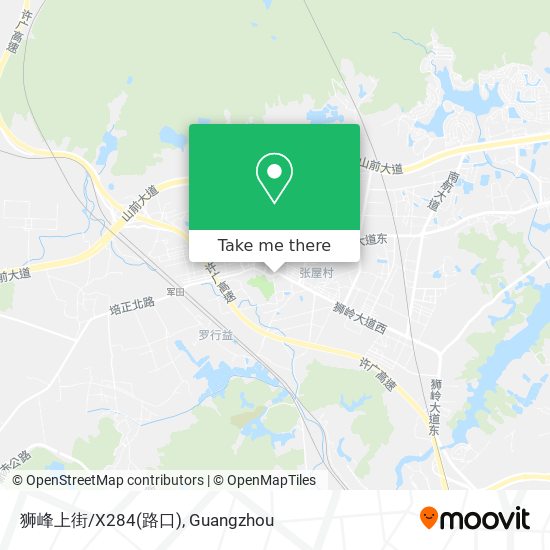狮峰上街/X284(路口) map