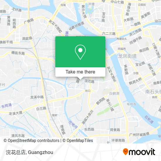 浣花总店 map