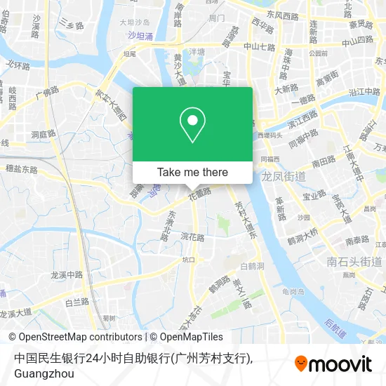 中国民生银行24小时自助银行(广州芳村支行) map