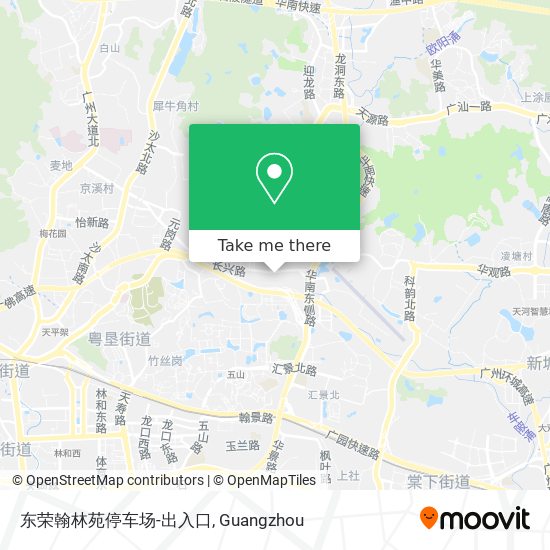 东荣翰林苑停车场-出入口 map