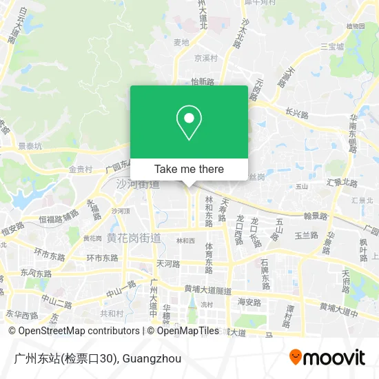 广州东站(检票口30) map