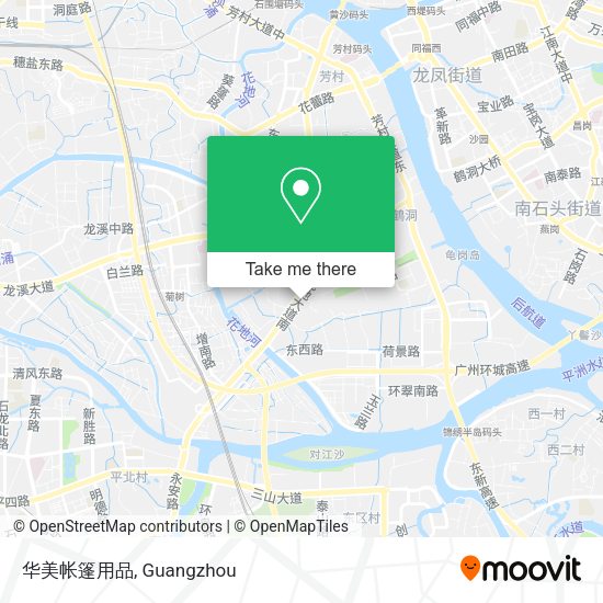 华美帐篷用品 map