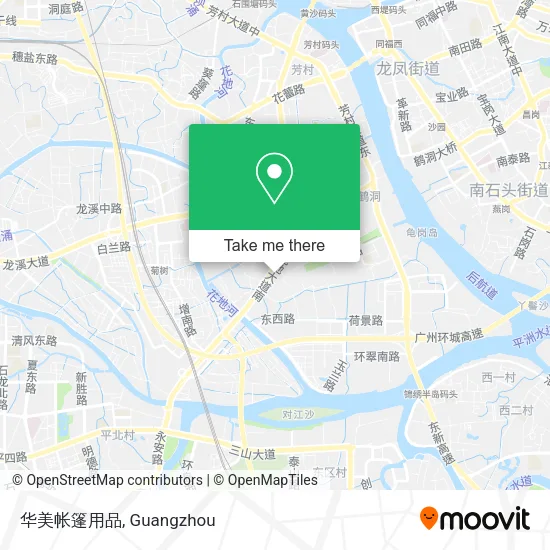 华美帐篷用品 map