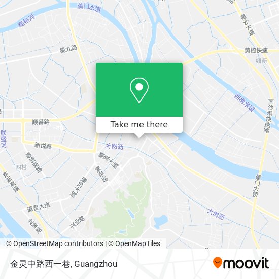 金灵中路西一巷 map