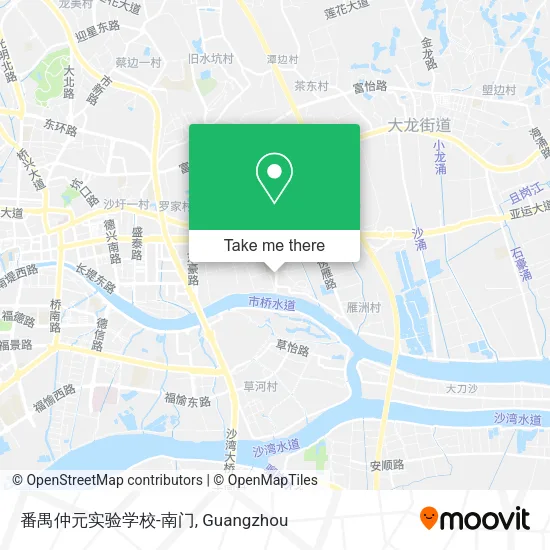 番禺仲元实验学校-南门 map